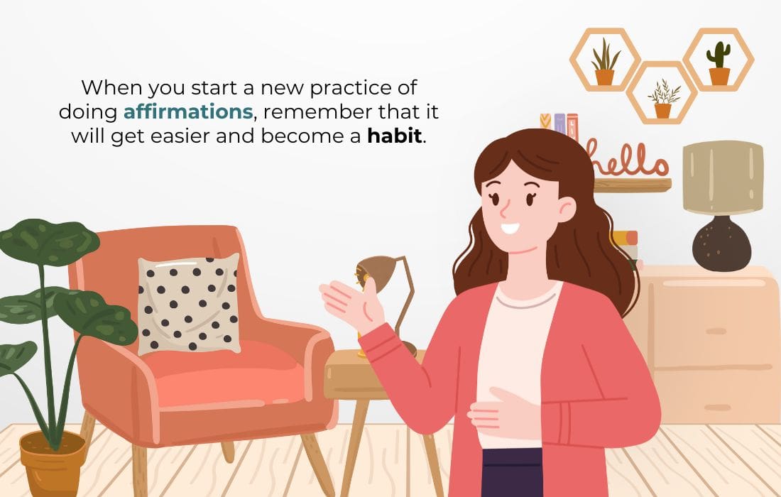 How long does it take for affirmations to rewire your brain? 