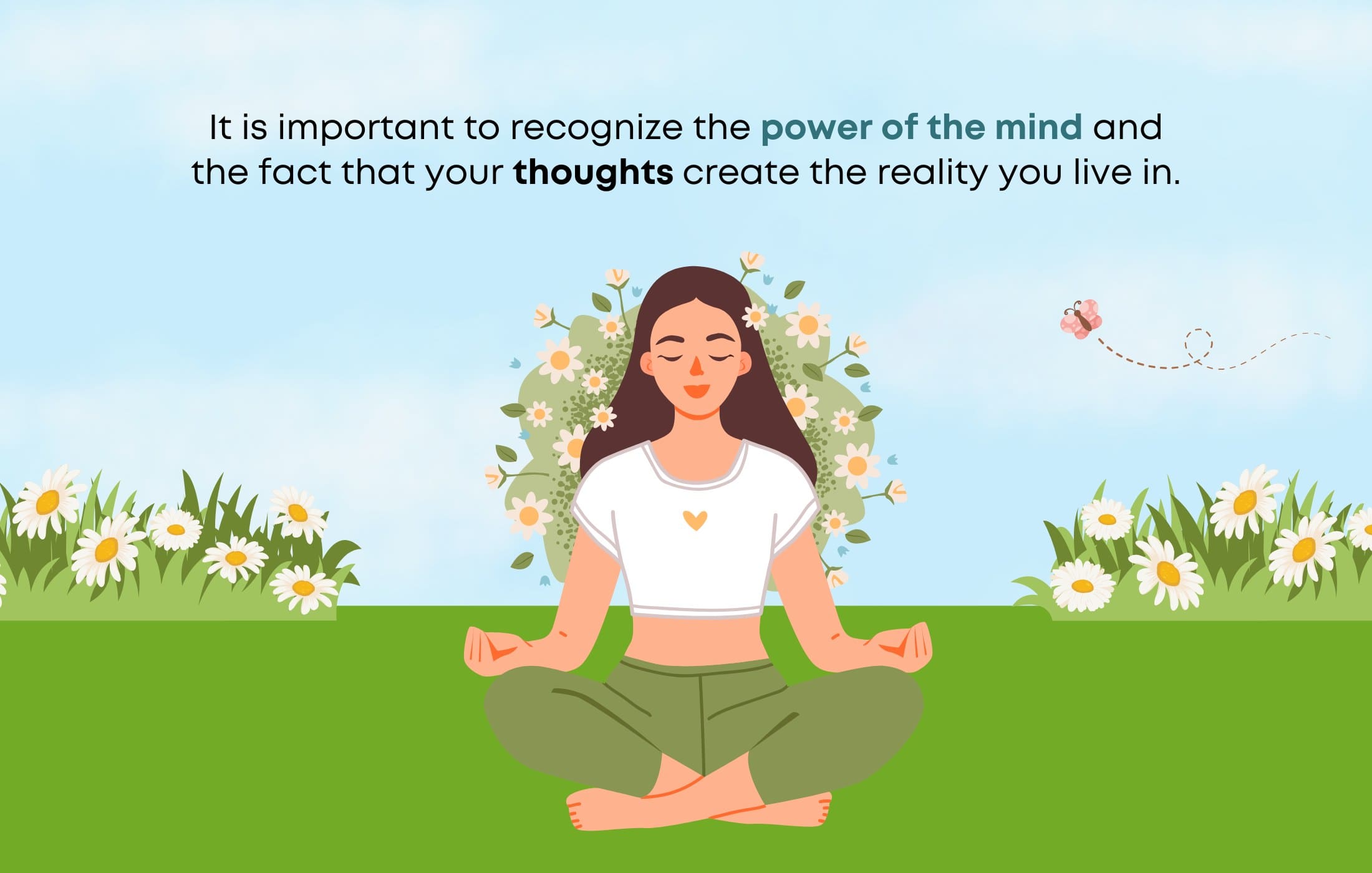 What causes negative thoughts to manifest?
