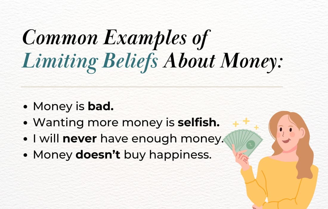 common examples of limiting beliefs about money