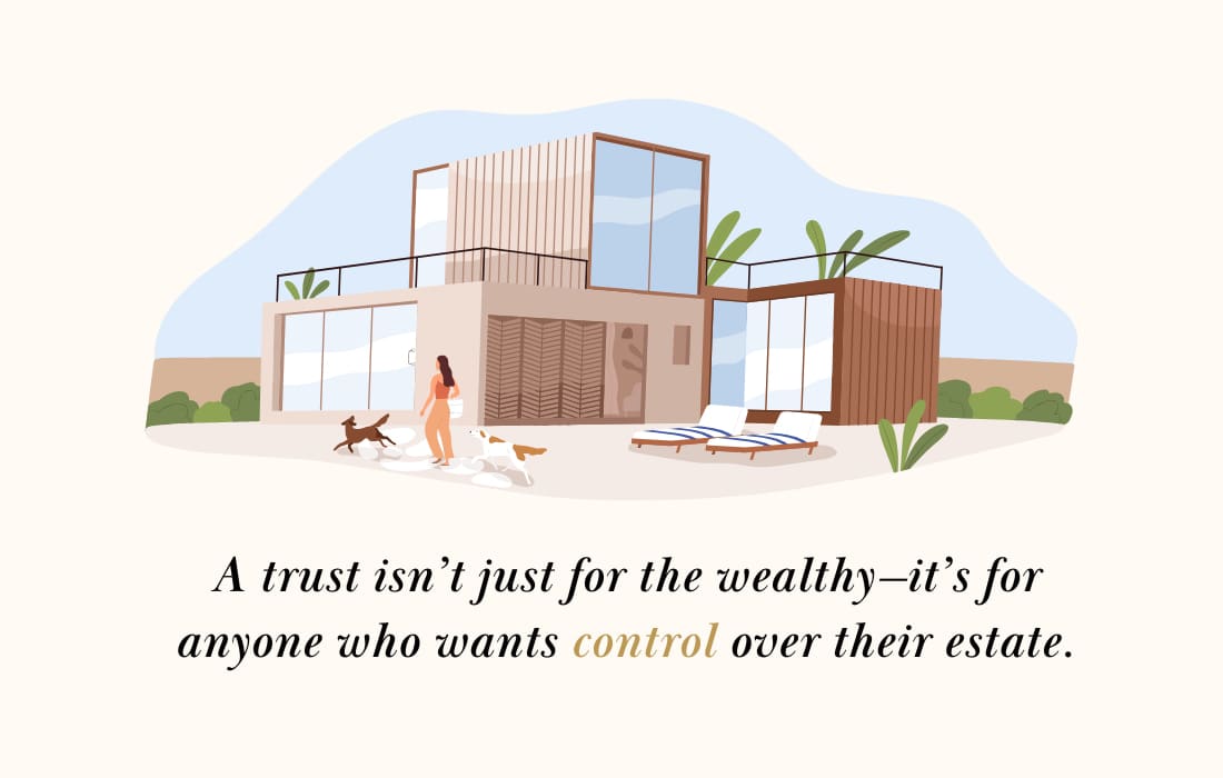 Who should seriously consider getting a trust?