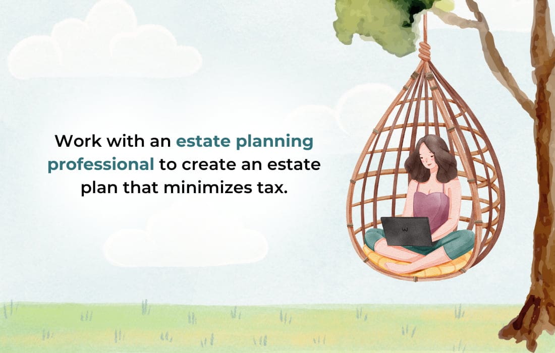 How can I prevent excessive estate taxes when giving an inheritance to my children?