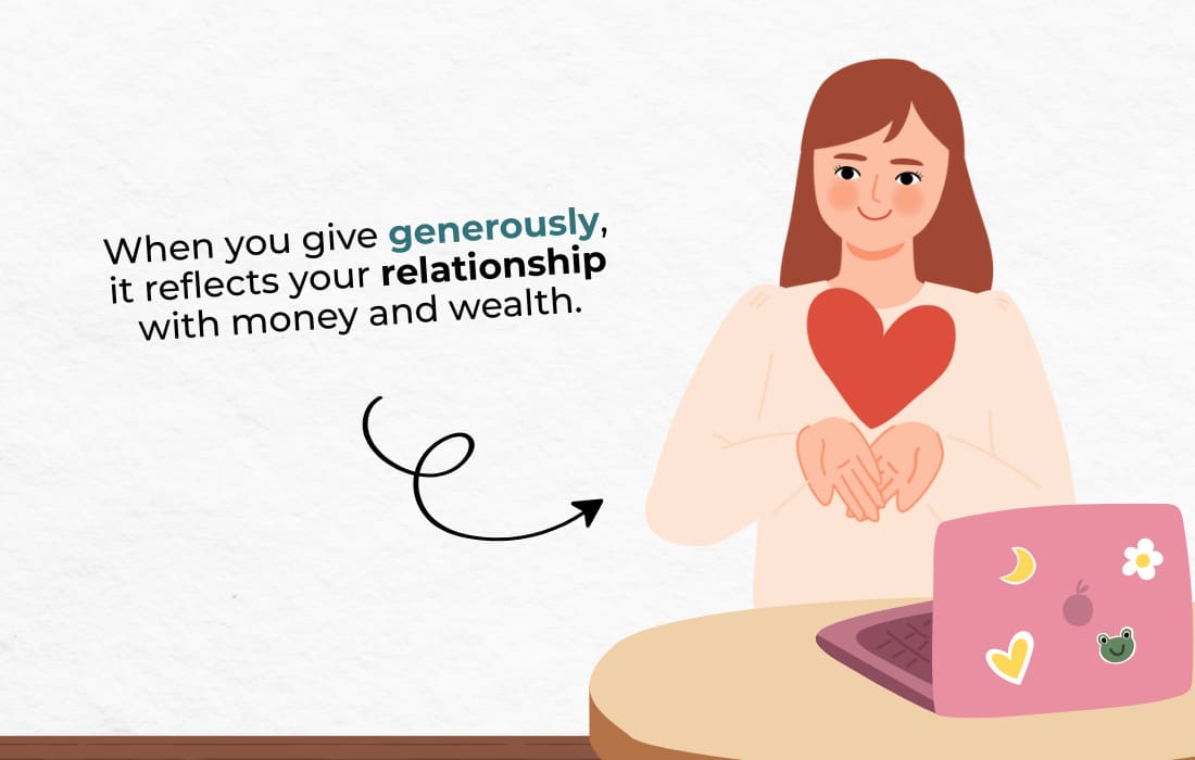 Does Generous Giving Matter? Rich vs Wealthy Quote Image