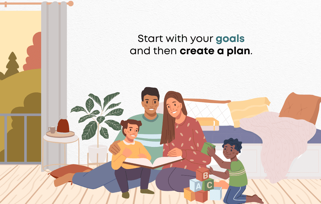 Start with your goals and then create a plan.