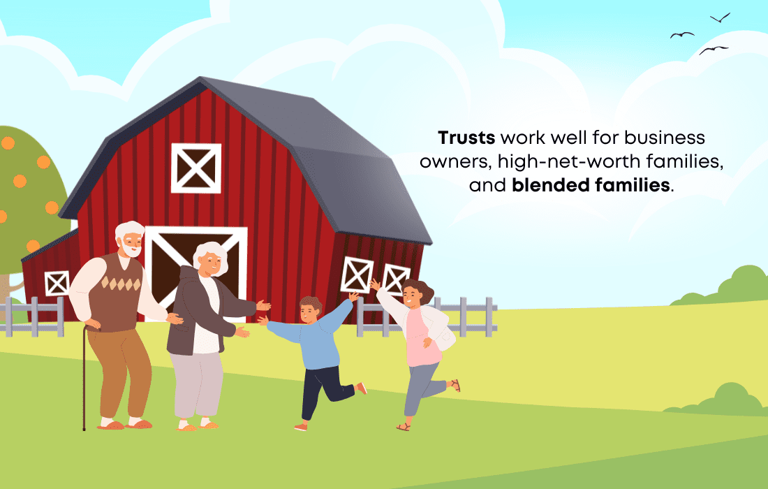 Who Are Trusts Typically Best Suited For?